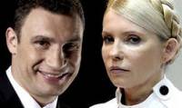 Кличко советует Тимошенко отказаться от идеи президентства. Говорит, что максимальные шансы вовсе не у нее